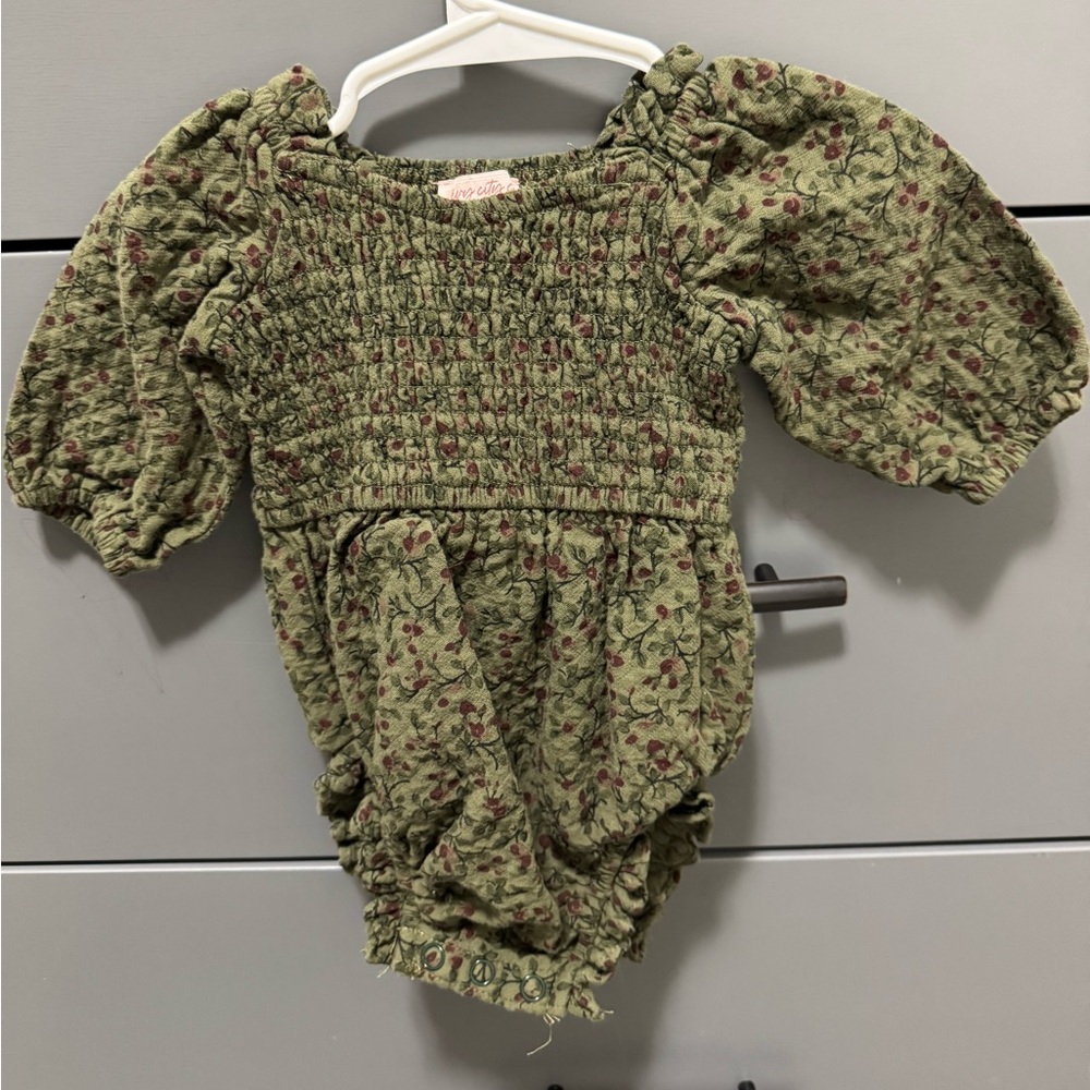 Baby girl Teagan  romper